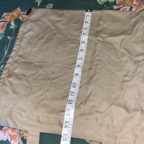 Vintage quilted book bag • monogrammed • leather • pockets• patchwork - Picture 6 of 8